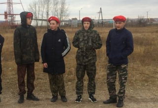 Военизированная эстафета среди юнармейцев Гурьевского муниципального округа