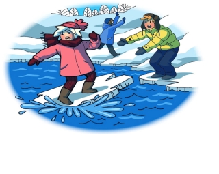 ГО и ЧС Гурьевского муниципального округа  предупреждает: Тонкий лед грозит бедой!!!