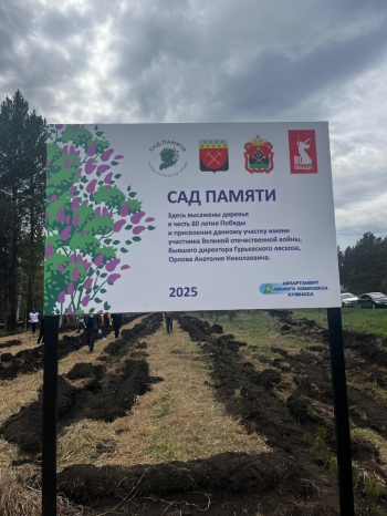 7 мая кадеты Малосалаирской школы приняли участие в Международной акции «Сад памяти»