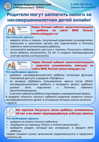 Налоги на детей: как проверить и заплатить